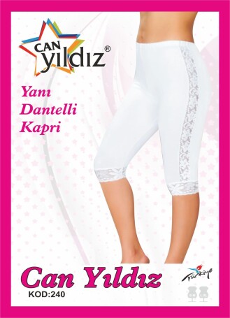 CAN 240 KAPRİ YANI DANTELLİ TAYT - 1