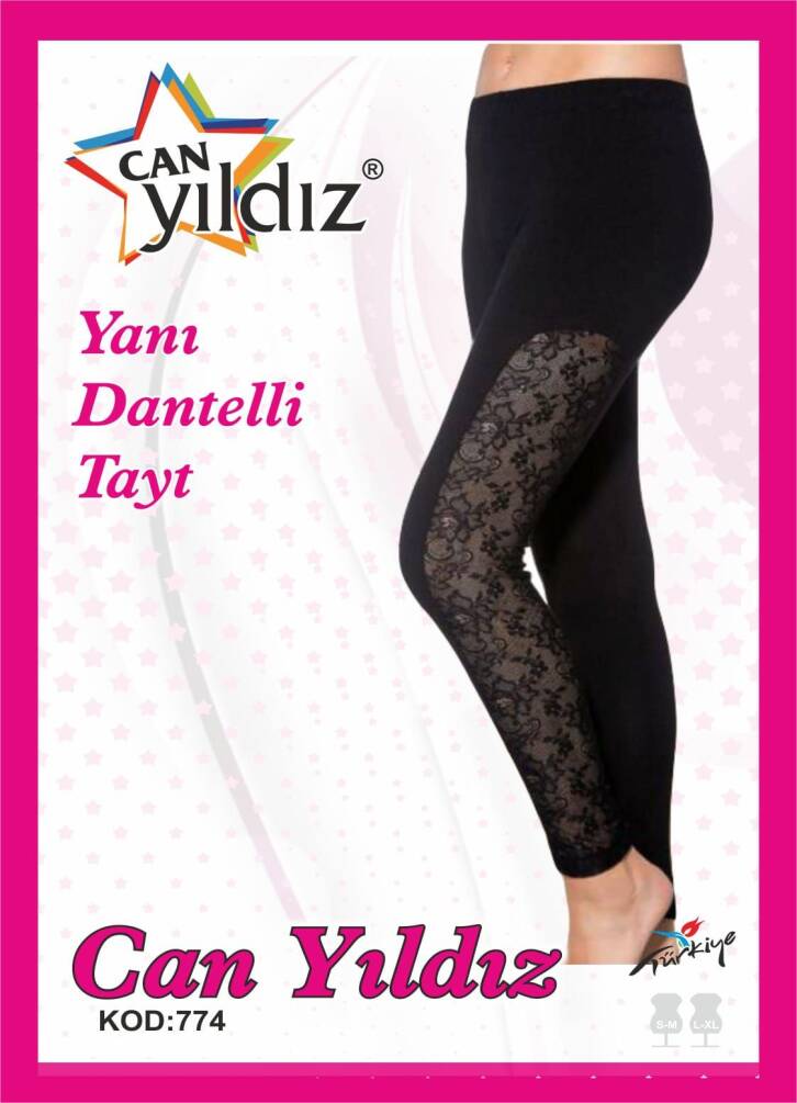 CAN 774 YANI DANTELLİ TAYT - 1