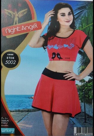 NİGHT ANGEL 5002 ETEKLİ TUNİK ASORTİ