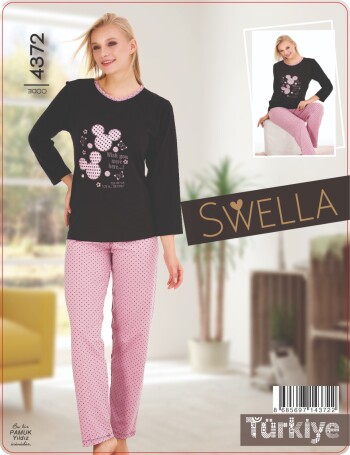 SWELLA 4372 PİJAMA TAKIM ASORTİ